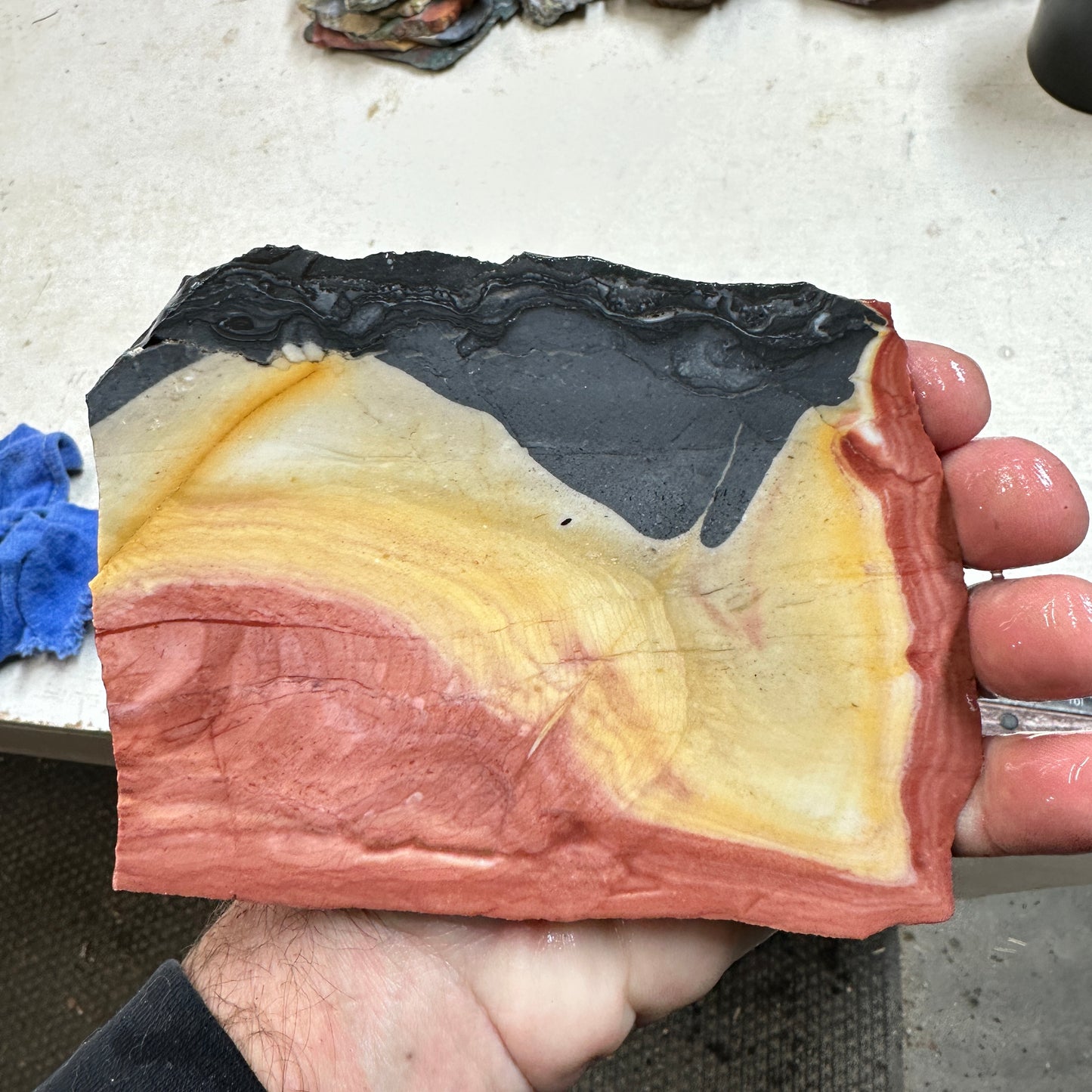 WINDY MOUNTAIN JASPER Slab - 232 grams