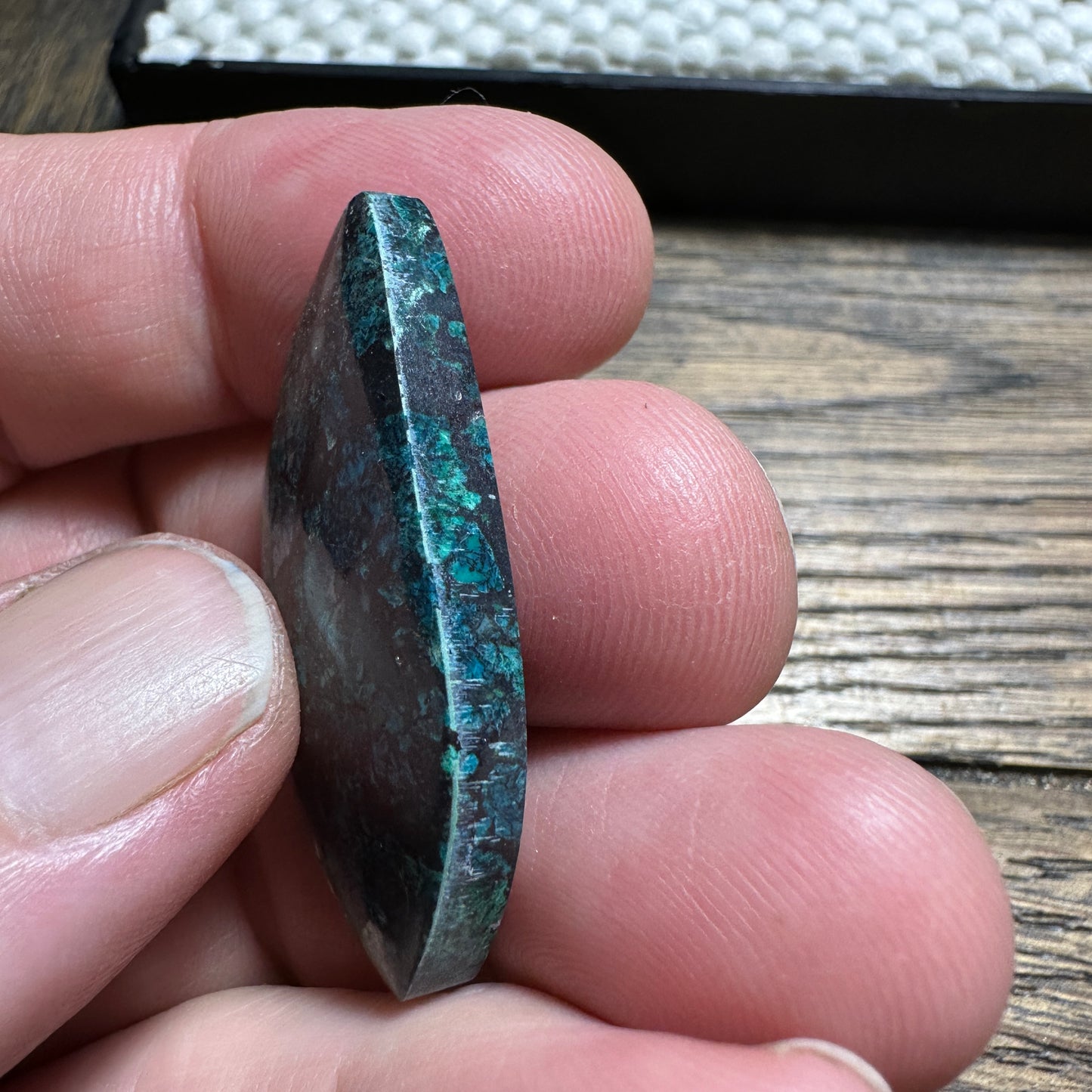 SHATTUCKITE CUPRITE cabochon