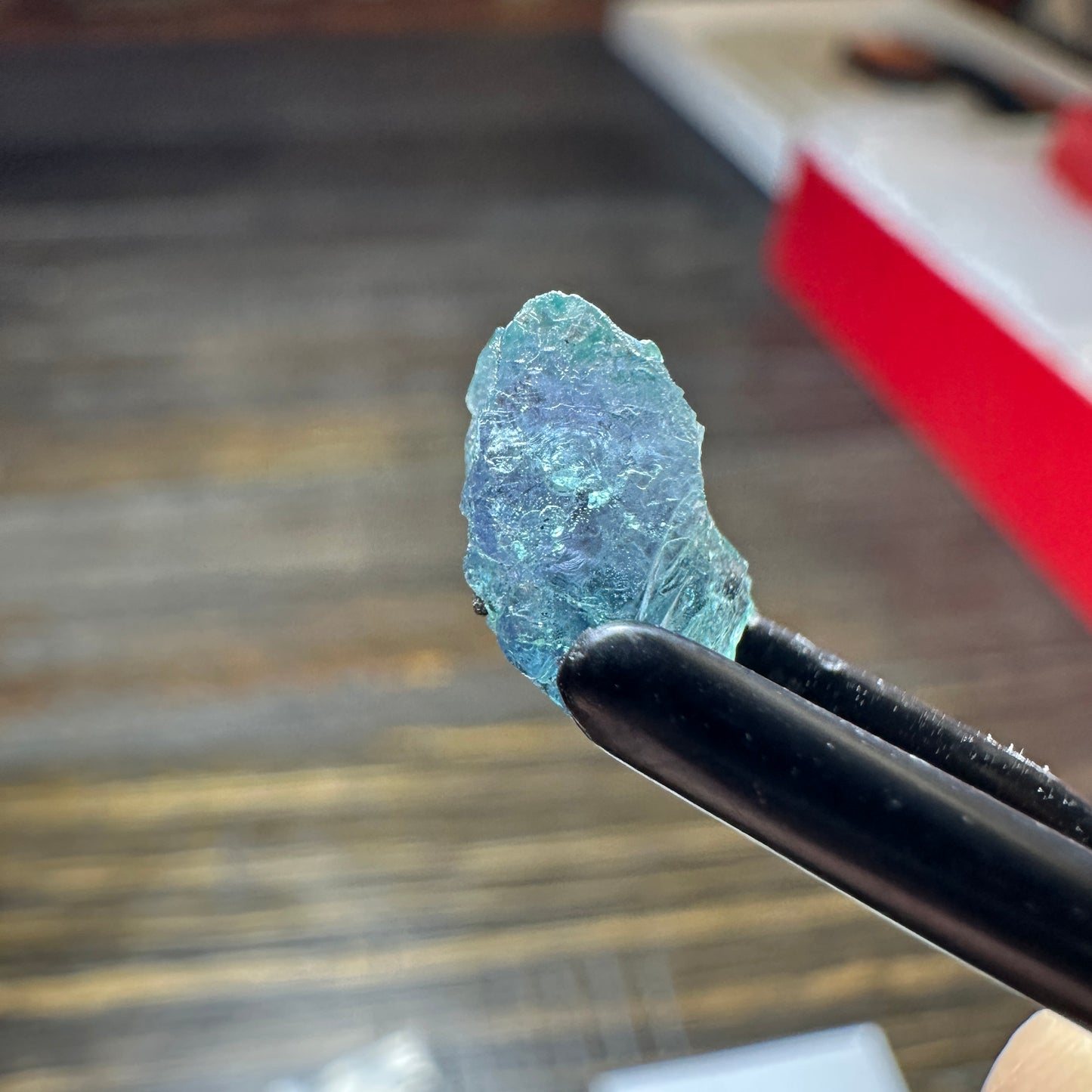 3.86ct Chrome KORNERUPINE Facet Rough