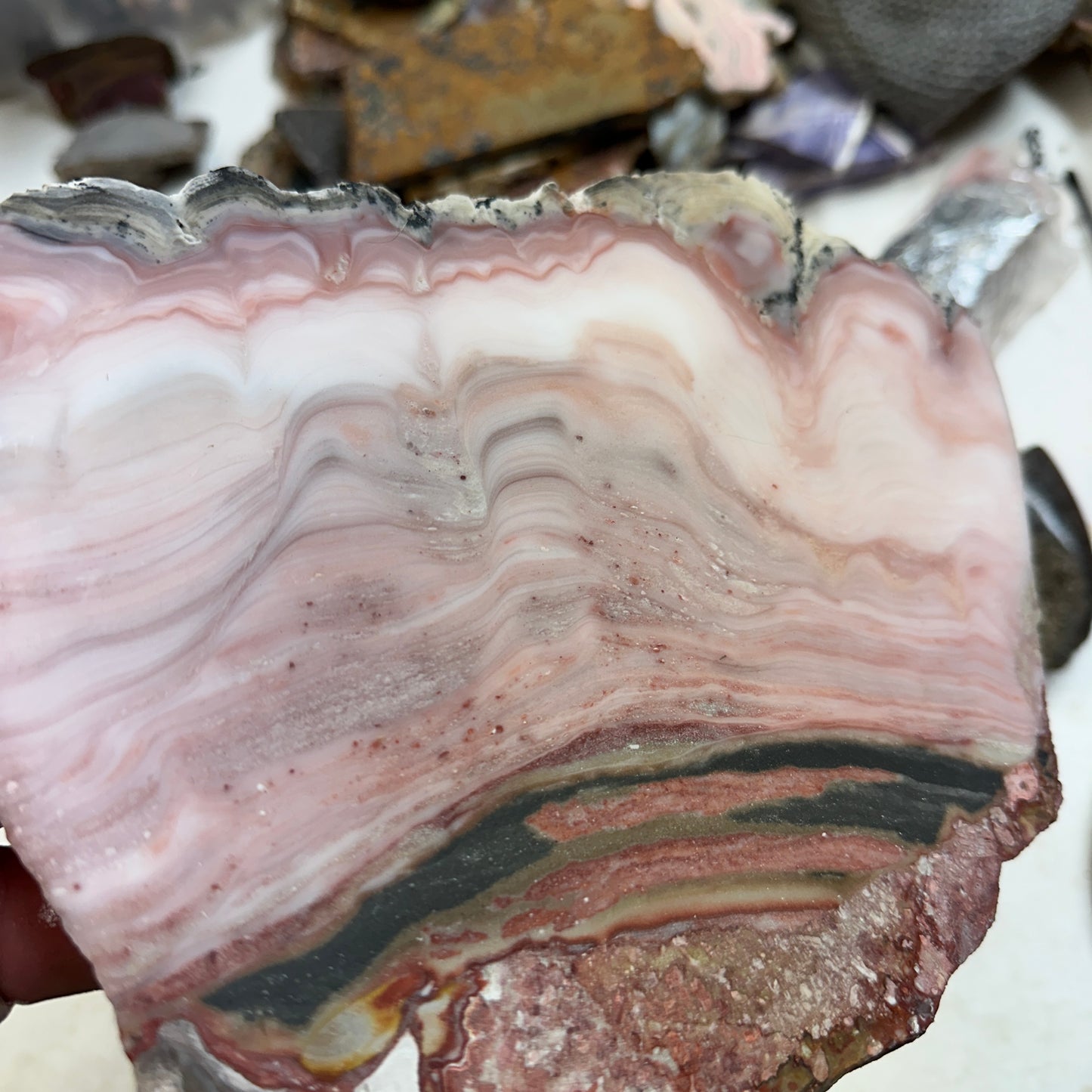 WINDY MOUNTAIN AGATE Slab - 536 grams