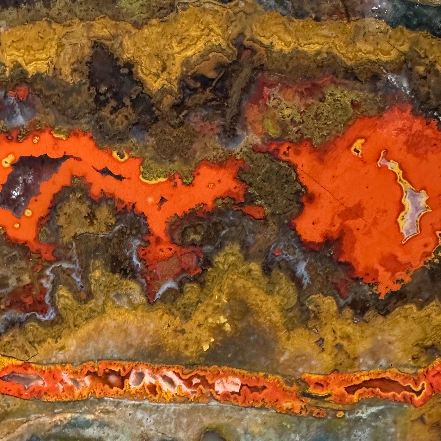 MOROCCAN SEAM AGATE Rough - 1.75 pounds