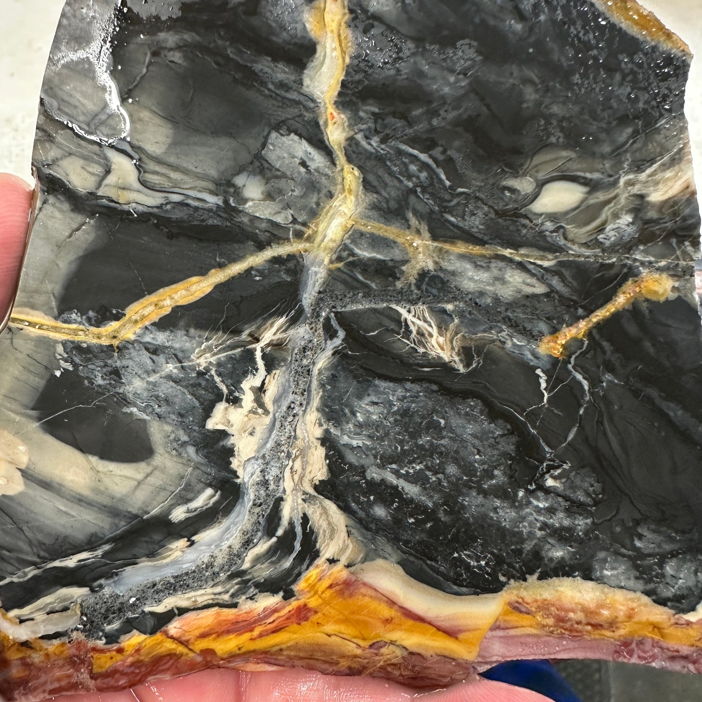 WINDY MOUNTAIN JASPER Slab - 223 grams