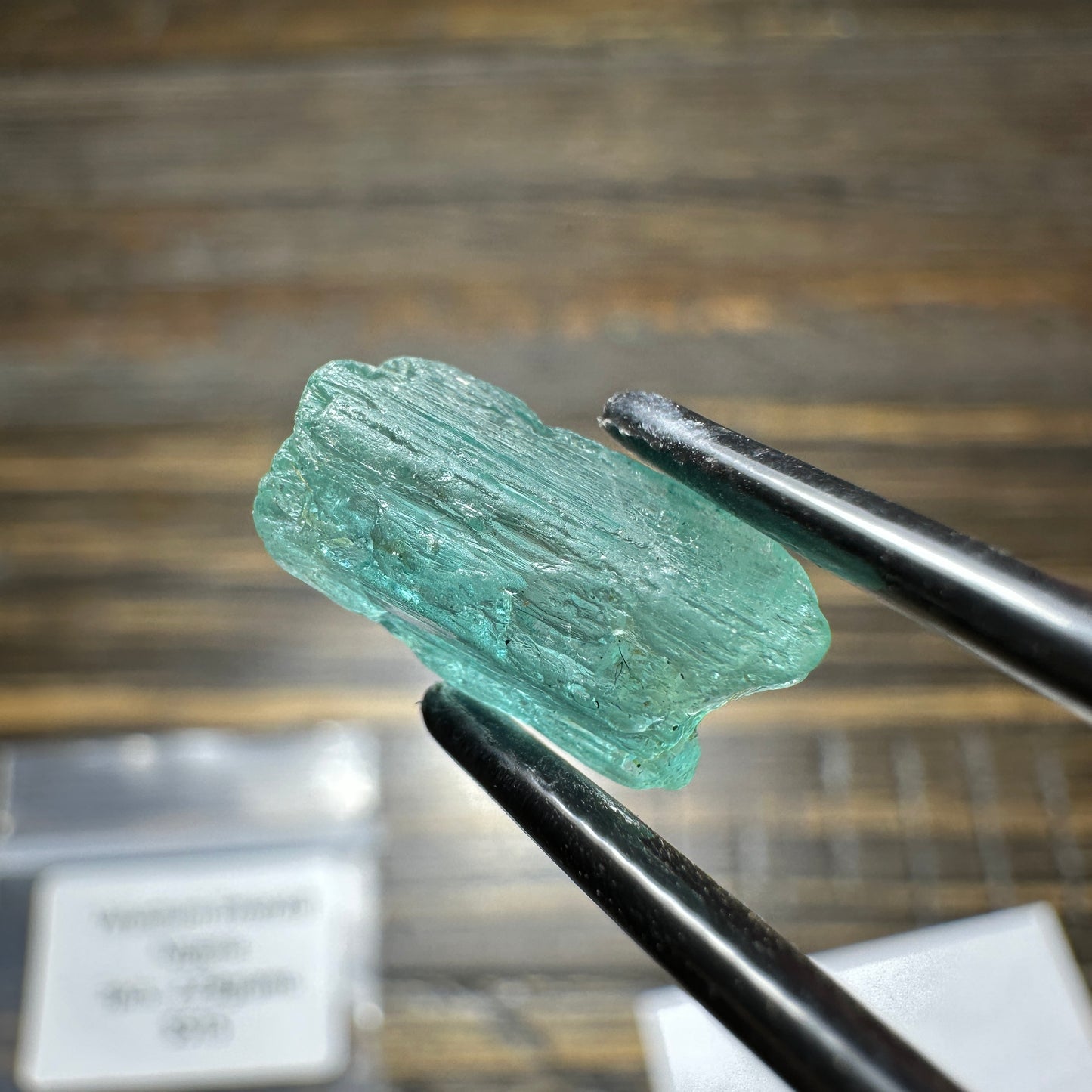 VANADIUM EMERALD 3pcs., 2.29g Facet Rough Parcel