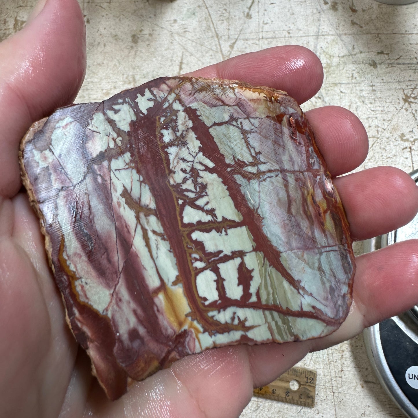 MESCALERO JASPER Slab - 99 grams