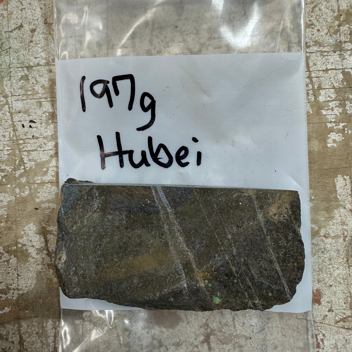 197 gram Hubei Turquoise rough