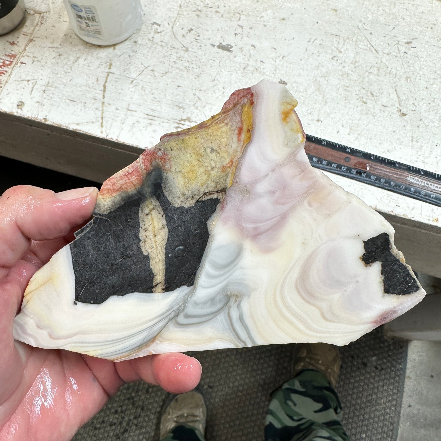 WINDY MOUNTAIN AGATE Slab - 216 grams