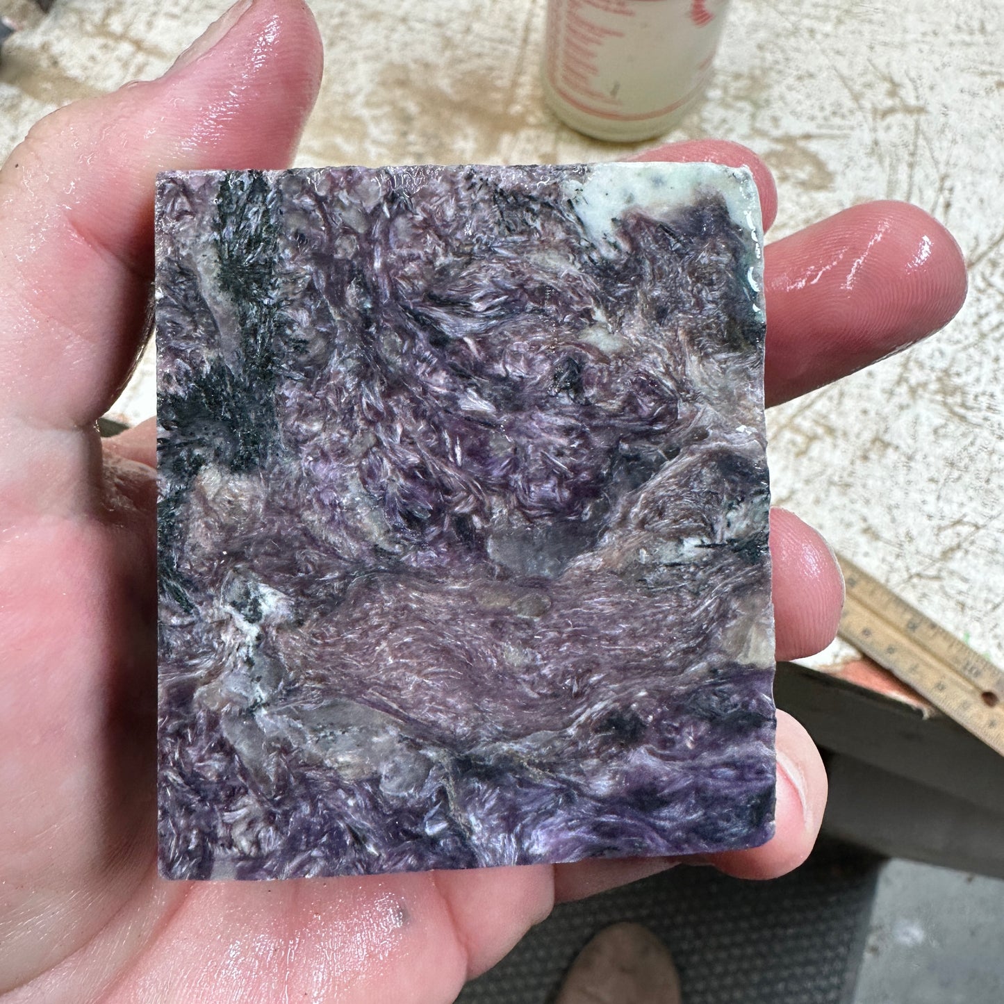 CHAROITE Blocked Rough - 1.16 Pounds