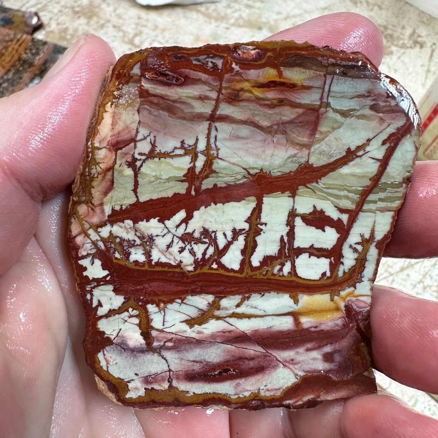 MESCALERO JASPER Slab - 99 grams