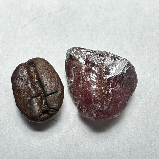 12.42ct ROSE ZIRCON Facet Rough