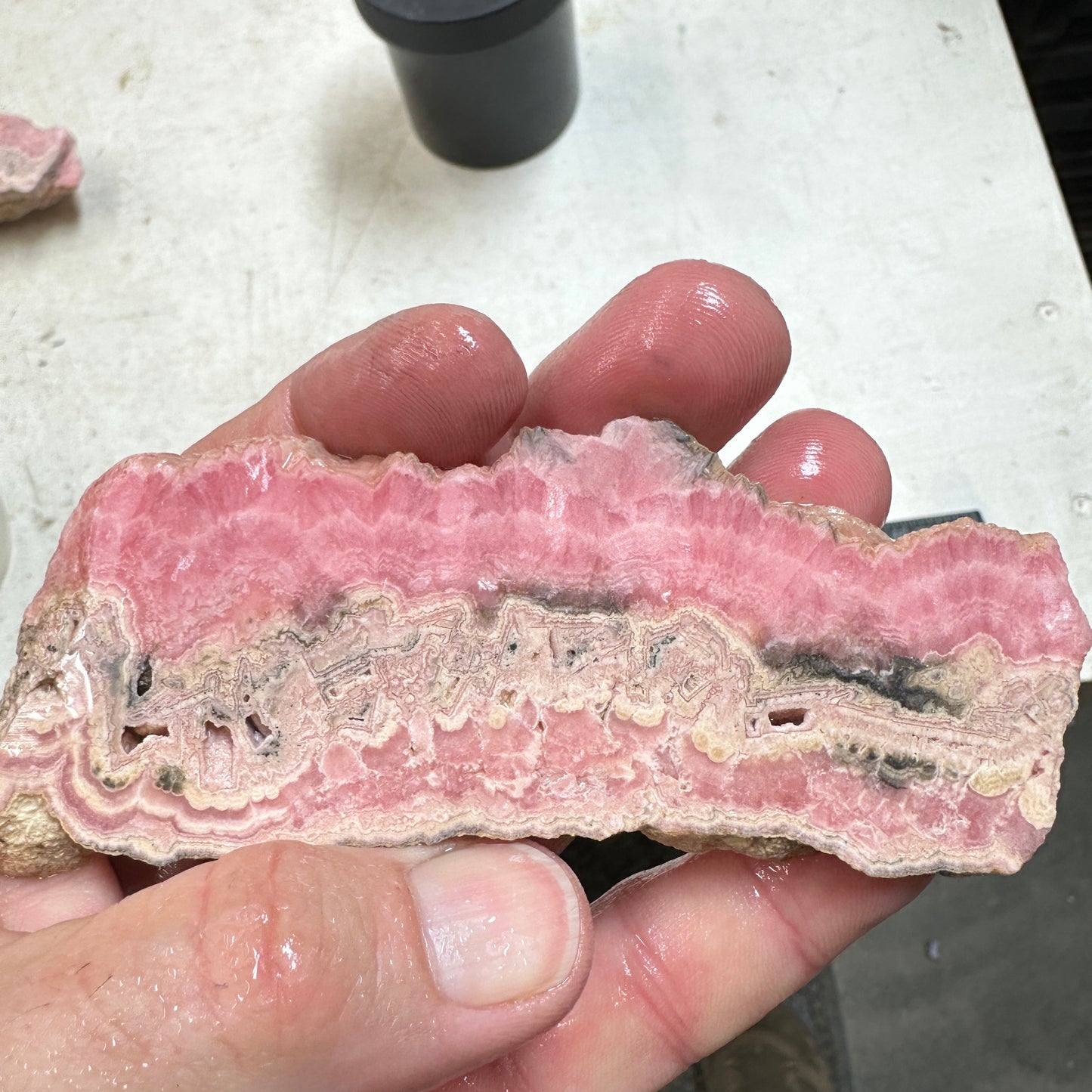 Argentina RHODOCHROSITE Slab - 112 grams