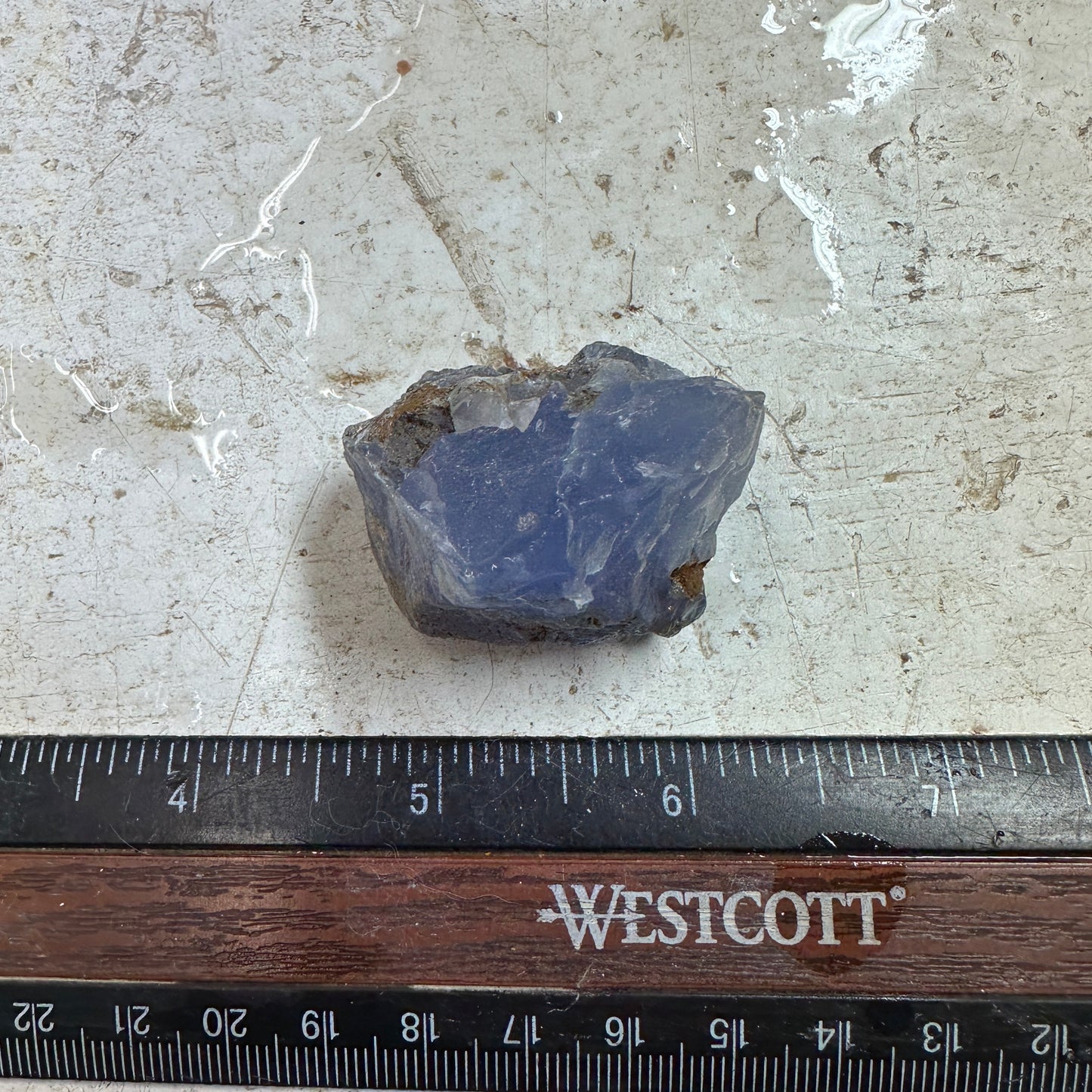 Ethiopian BLUE AGATE Rough - 48.0 grams