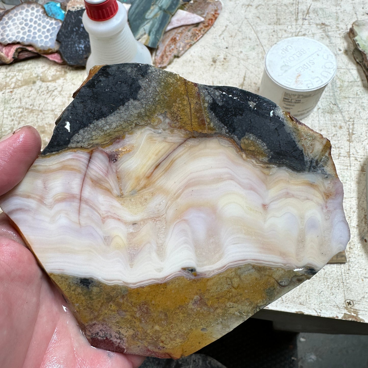 WINDY MOUNTAIN JASPER Slab - 242 grams