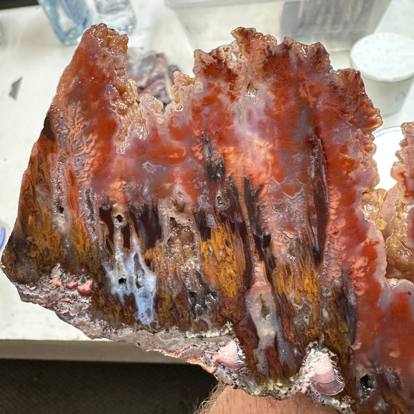 SICAT PLUME AGATE Slab - 156 grams