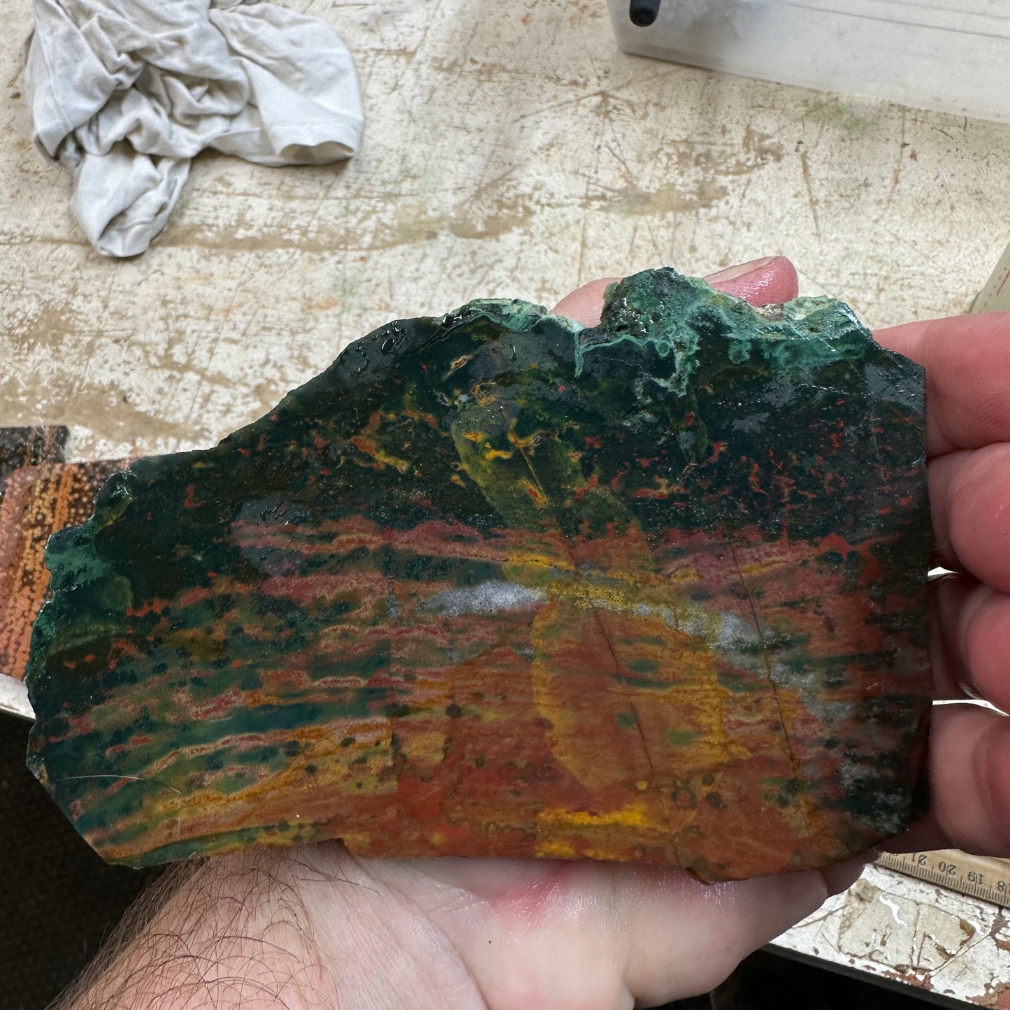 FANCY JASPER Slab - 157 grams