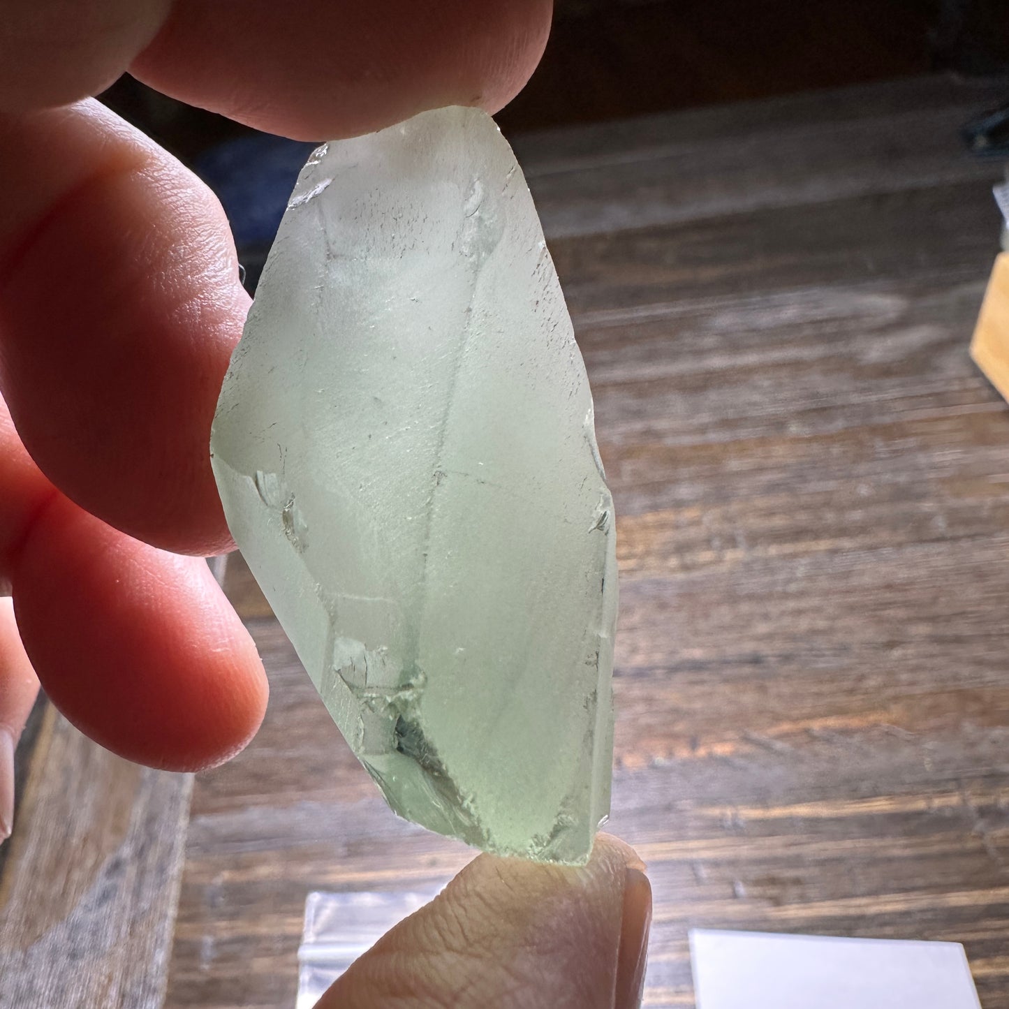 188.4ct PRASIOLITE QUARTZ Facet Rough