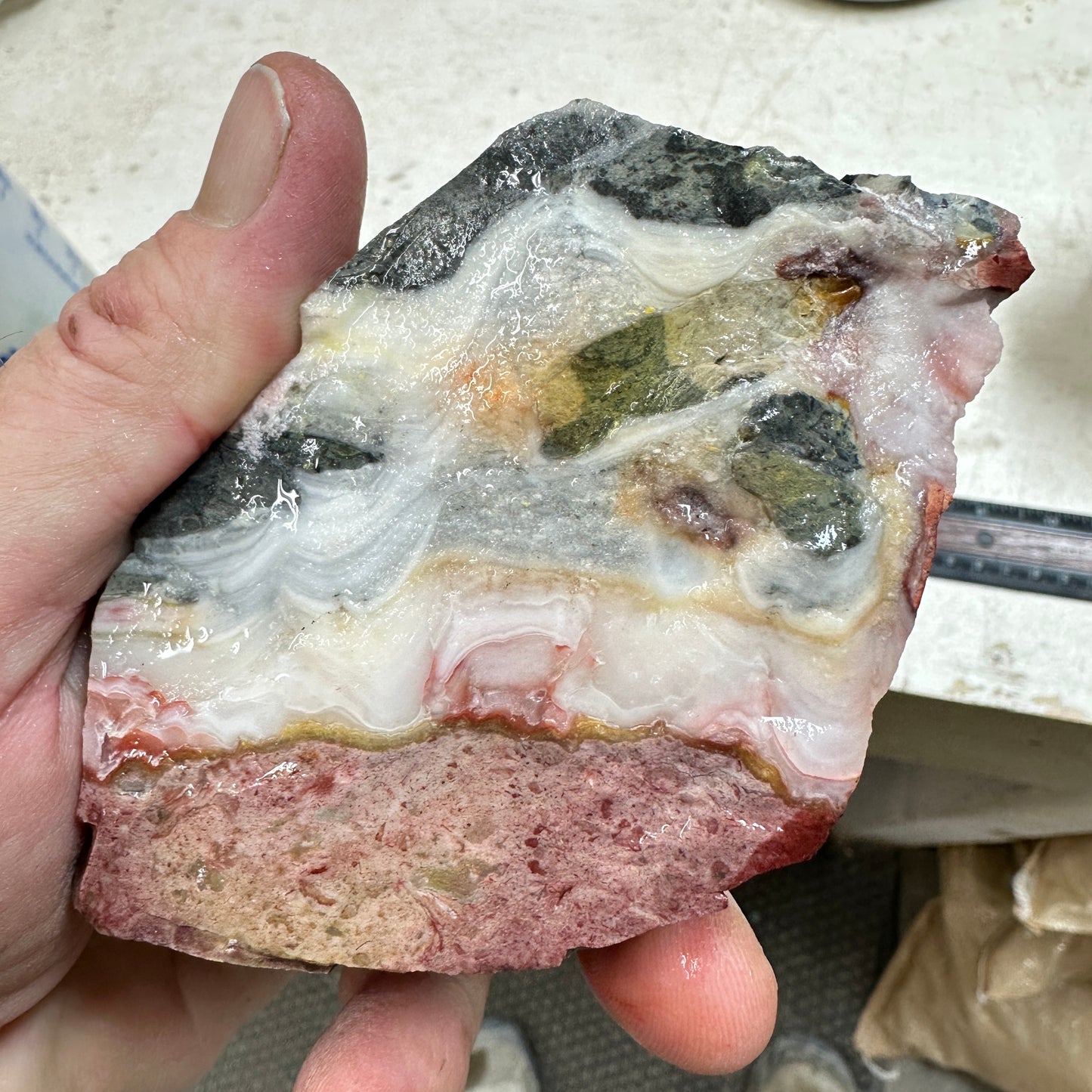 WINDY MOUNTAIN AGATE Rough - 0.78 Pounds