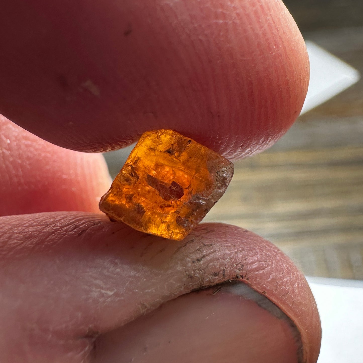 13.25ct IMPERIAL TOPAZ Facet Rough