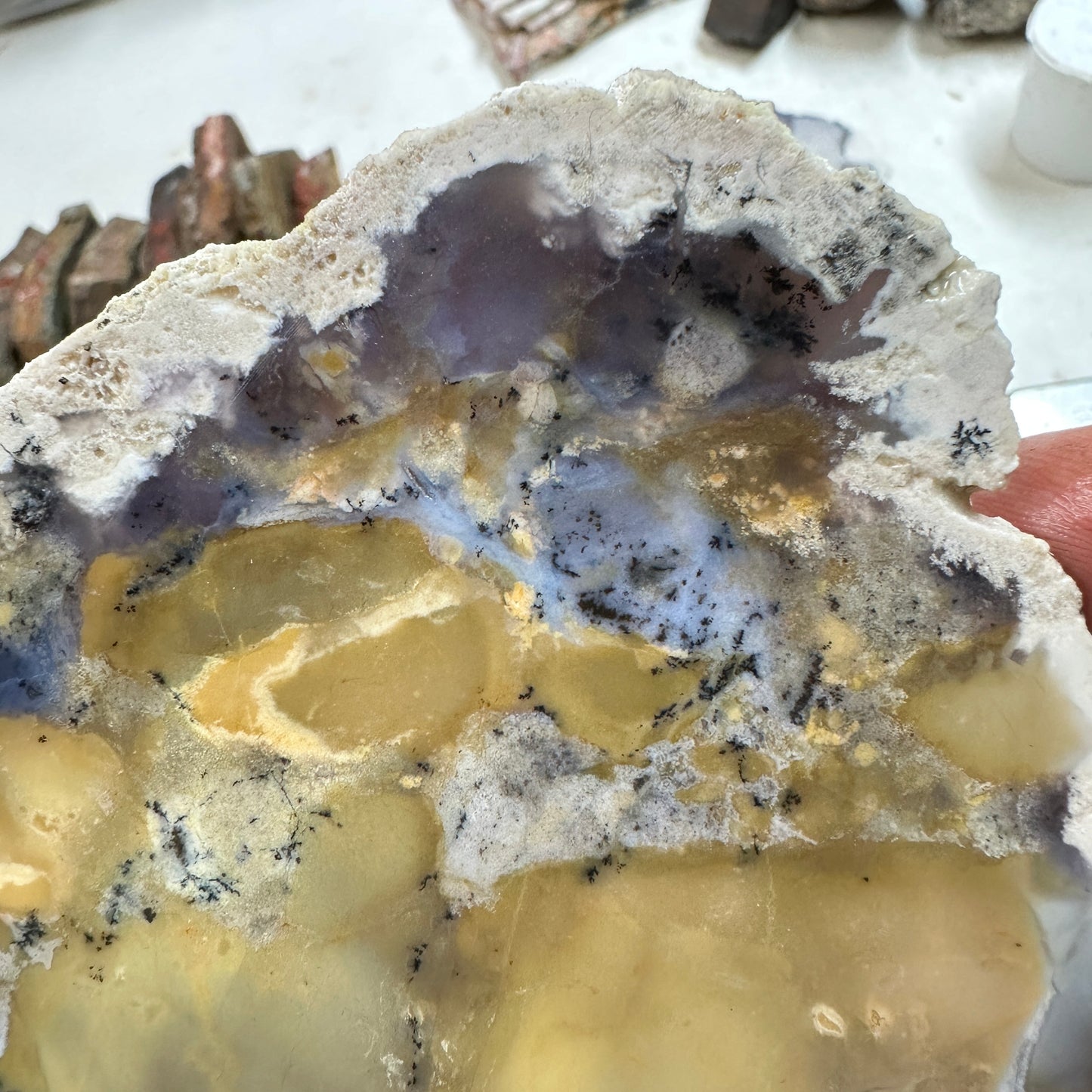 AMETHYST SAGE AGATE Slab - 271 grams