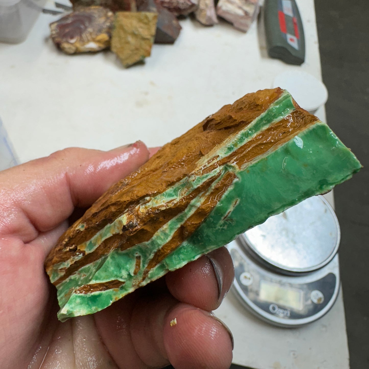 AUSTRALIAN VARISCITE Plate - 287 grams