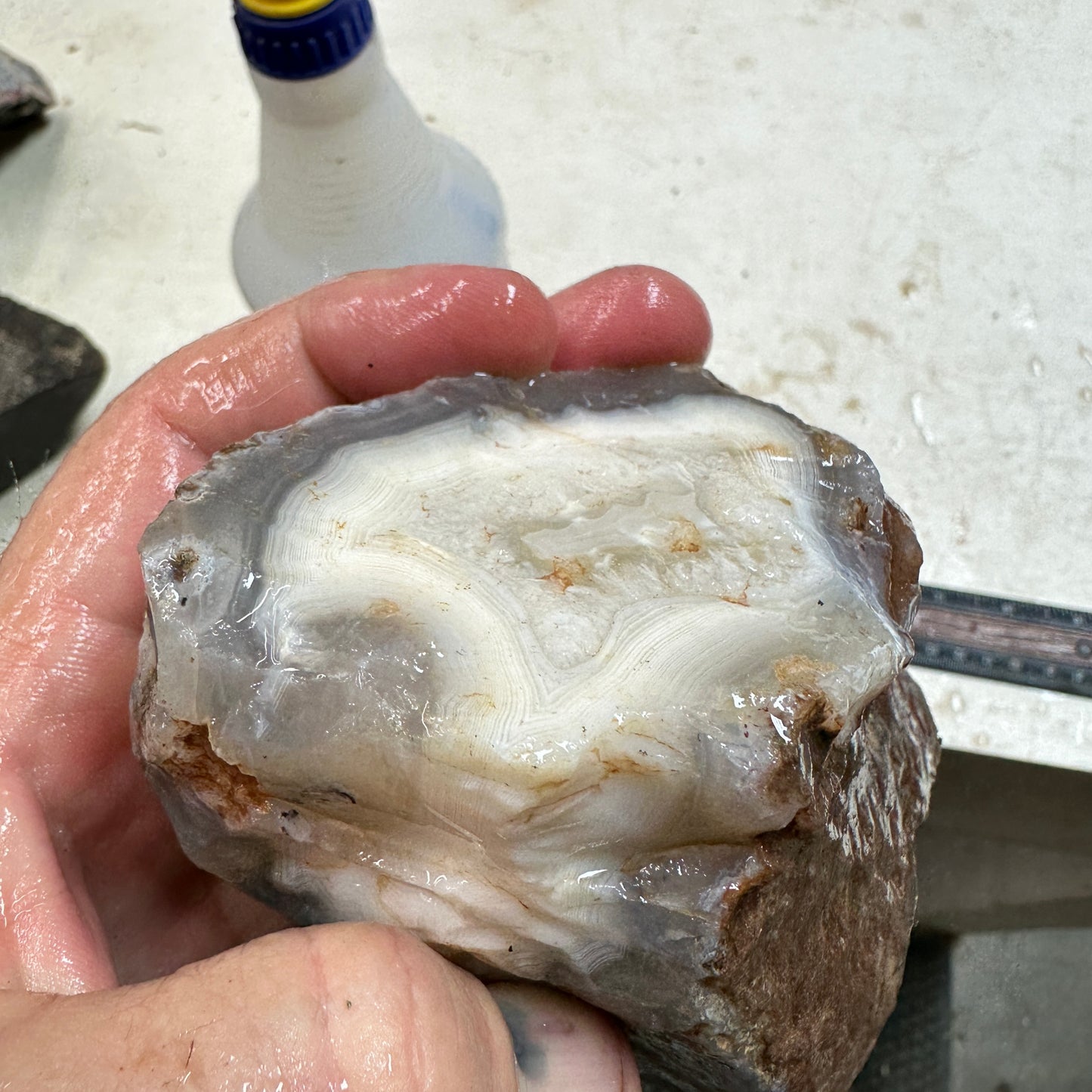 MOROCCAN AGATE Rough - 1.84 Pounds