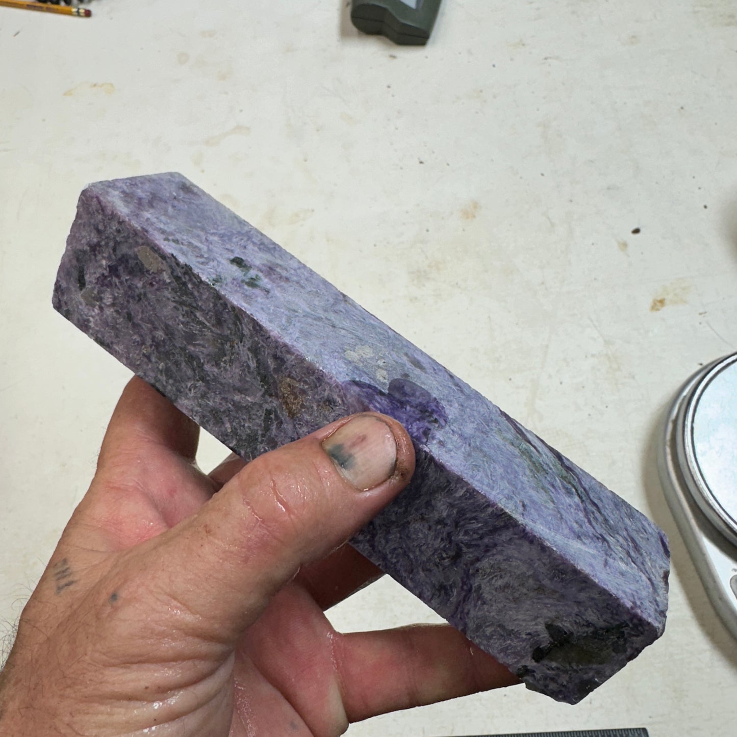 CHAROITE Blocked Rough - 1.51 Pounds