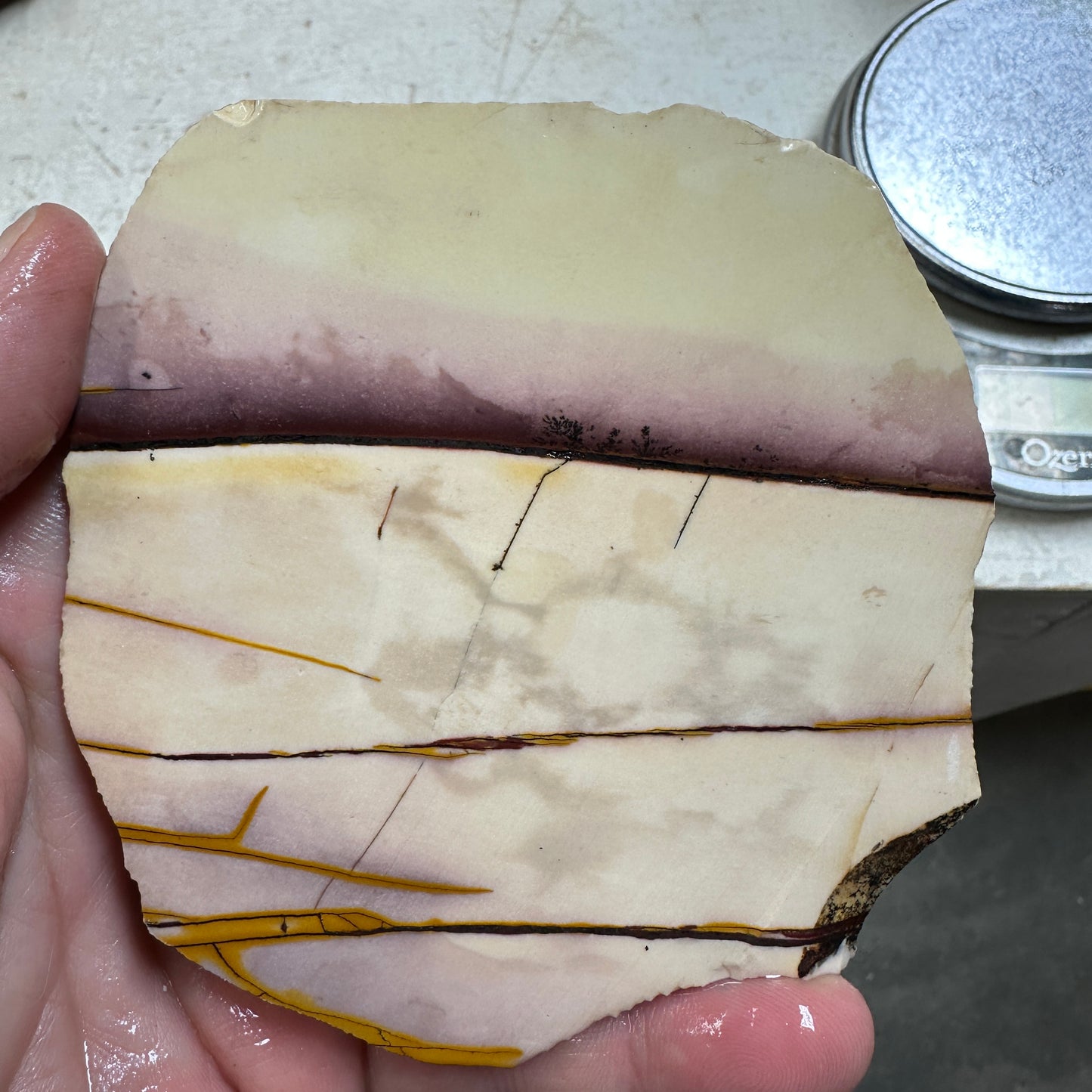 PASTEL MOOKAITE Slab - 122 grams