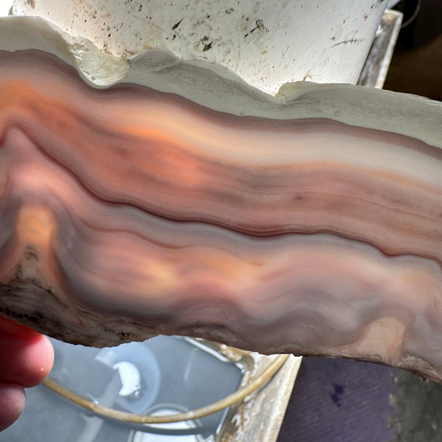 WINDY MOUNTAIN AGATE Slab - 184 grams