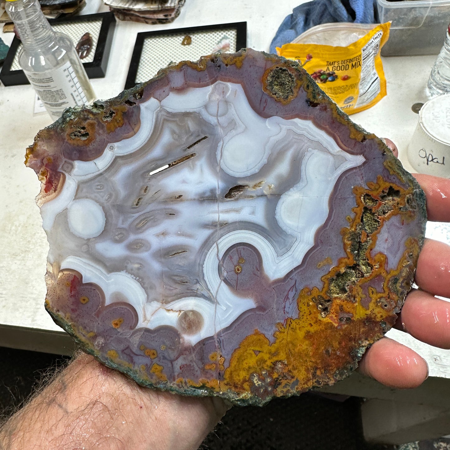 MOROCCAN AGATE Slab - 329 grams