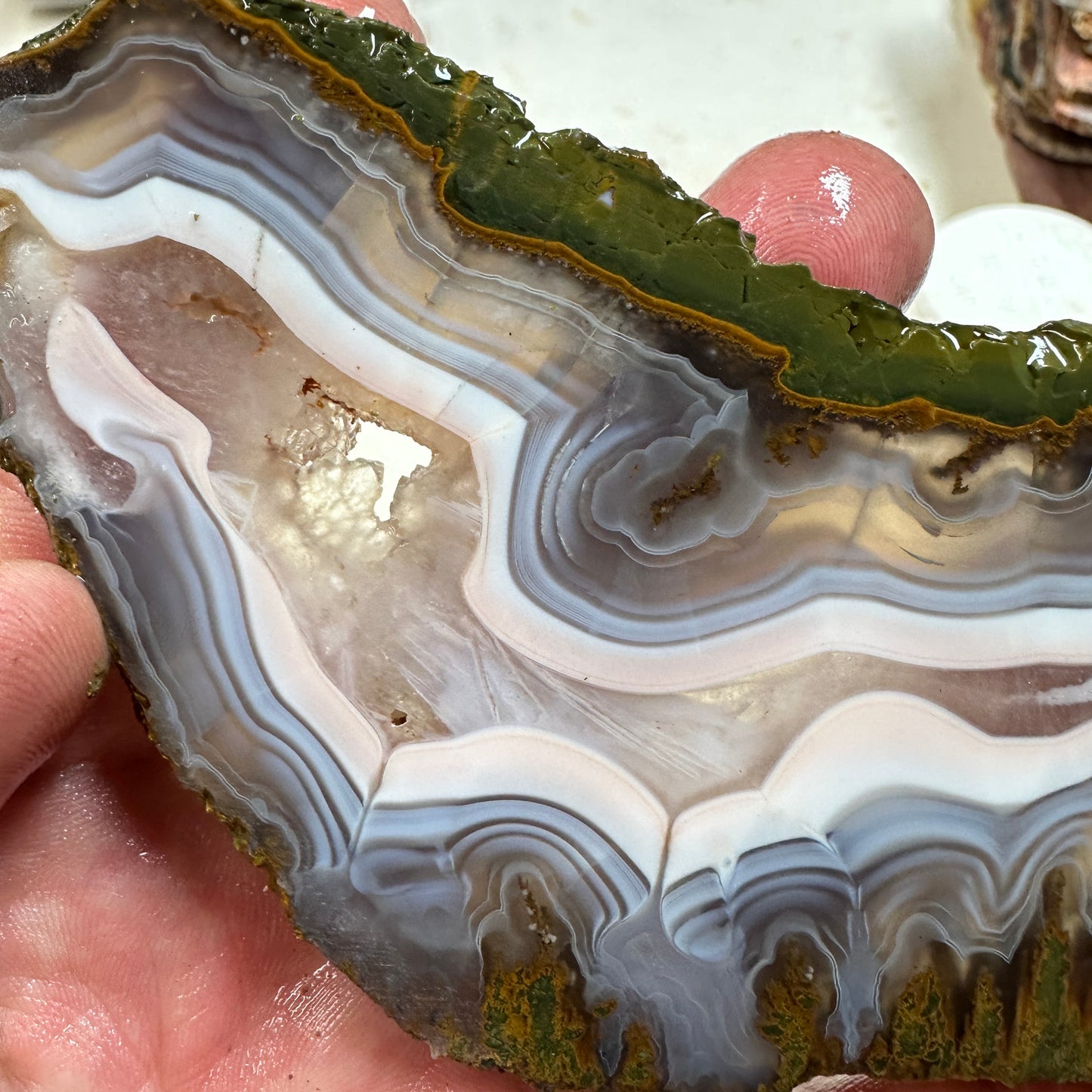 MOROCCAN KERROUCHEN AGATE Slab - 136 grams