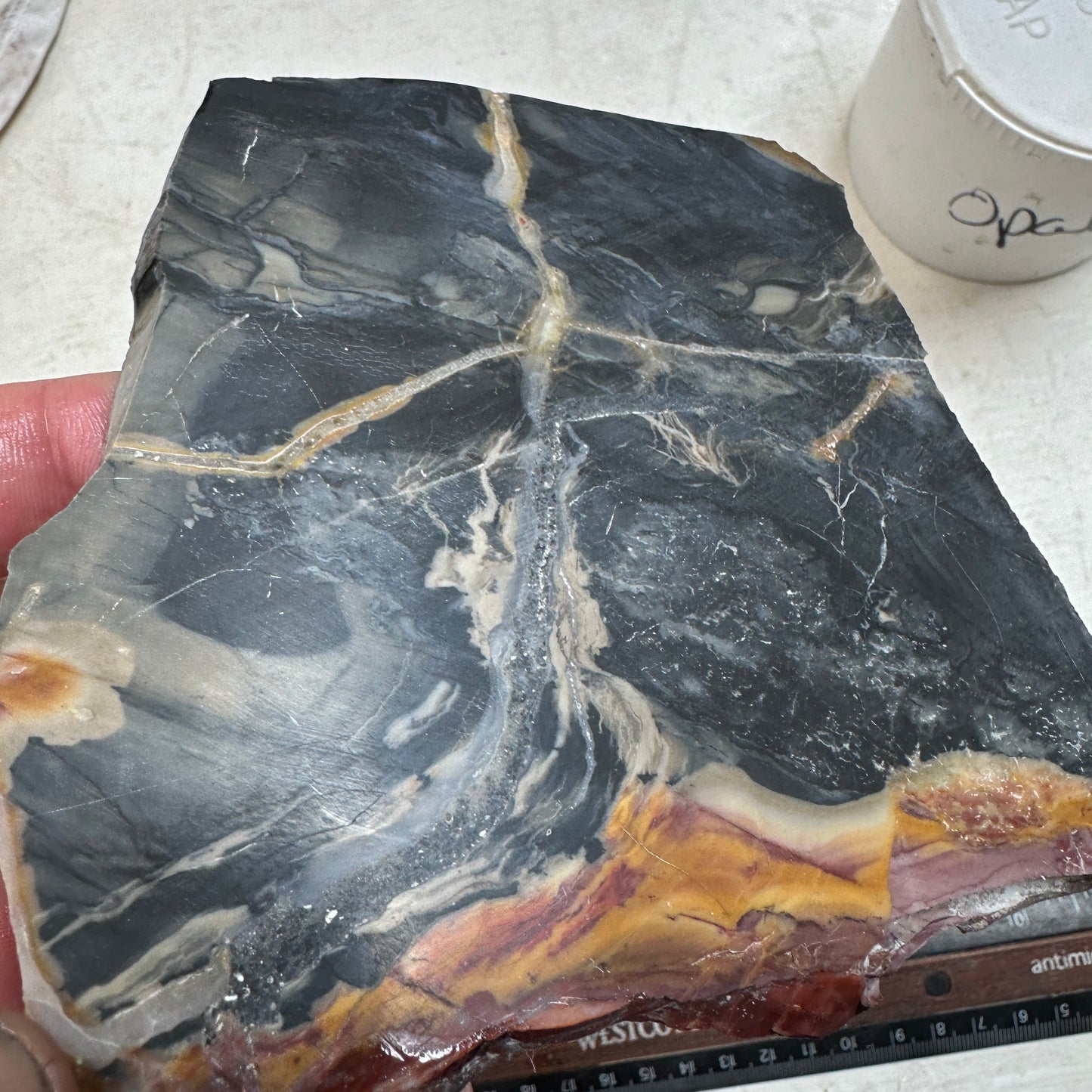 WINDY MOUNTAIN JASPER Slab - 223 grams