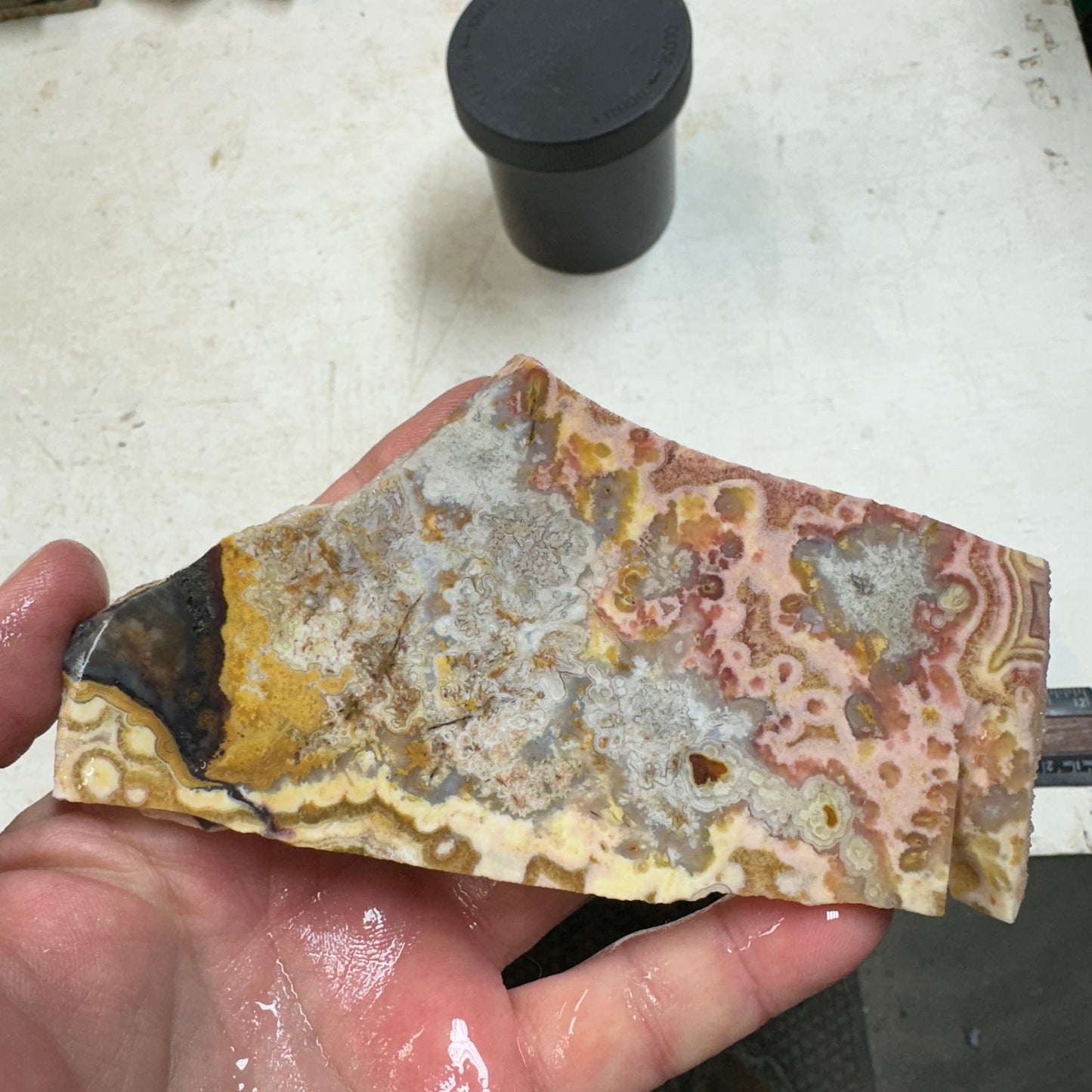 CRAZY LACE AGATE Slab - 169 grams