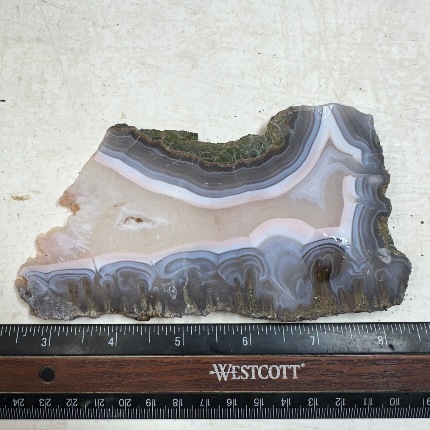 MOROCCAN KERROUCHEN AGATE Slab - 160 grams