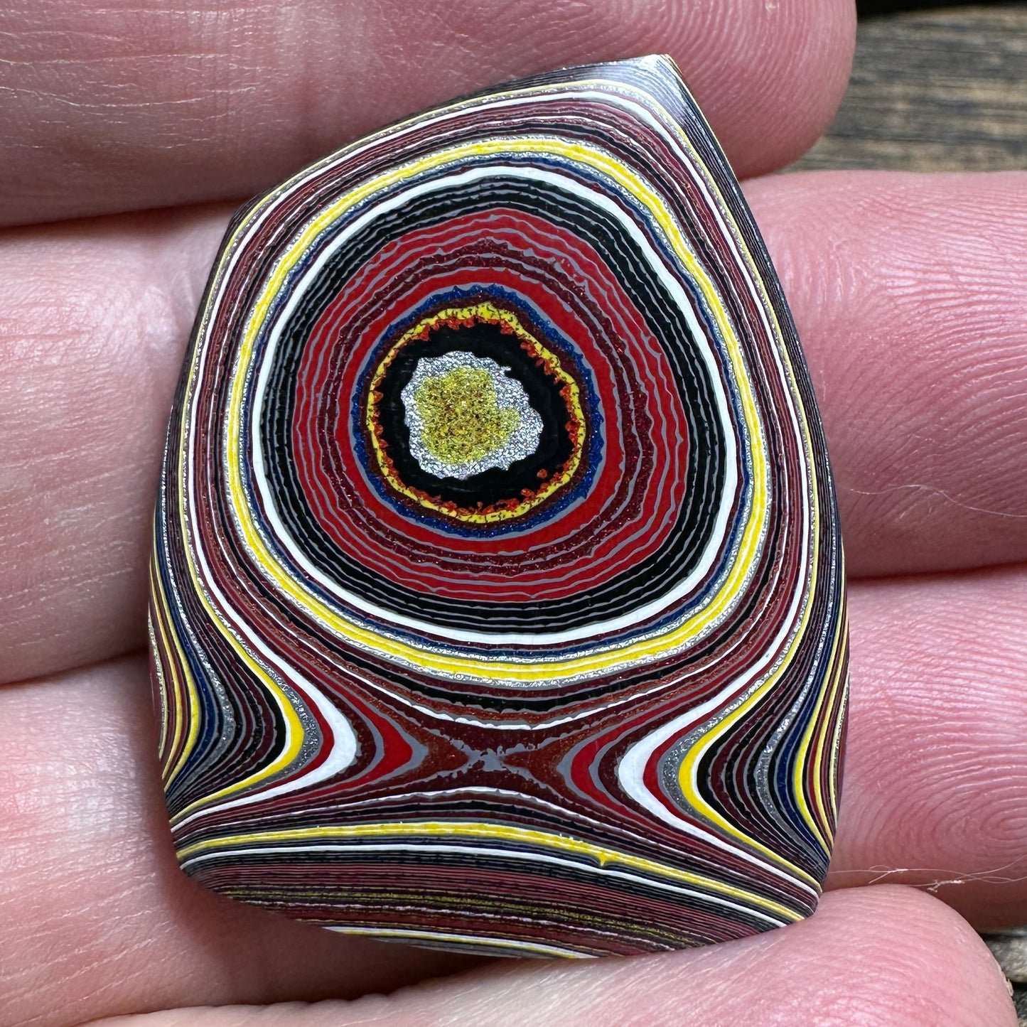 Corvette Fordite cabochon