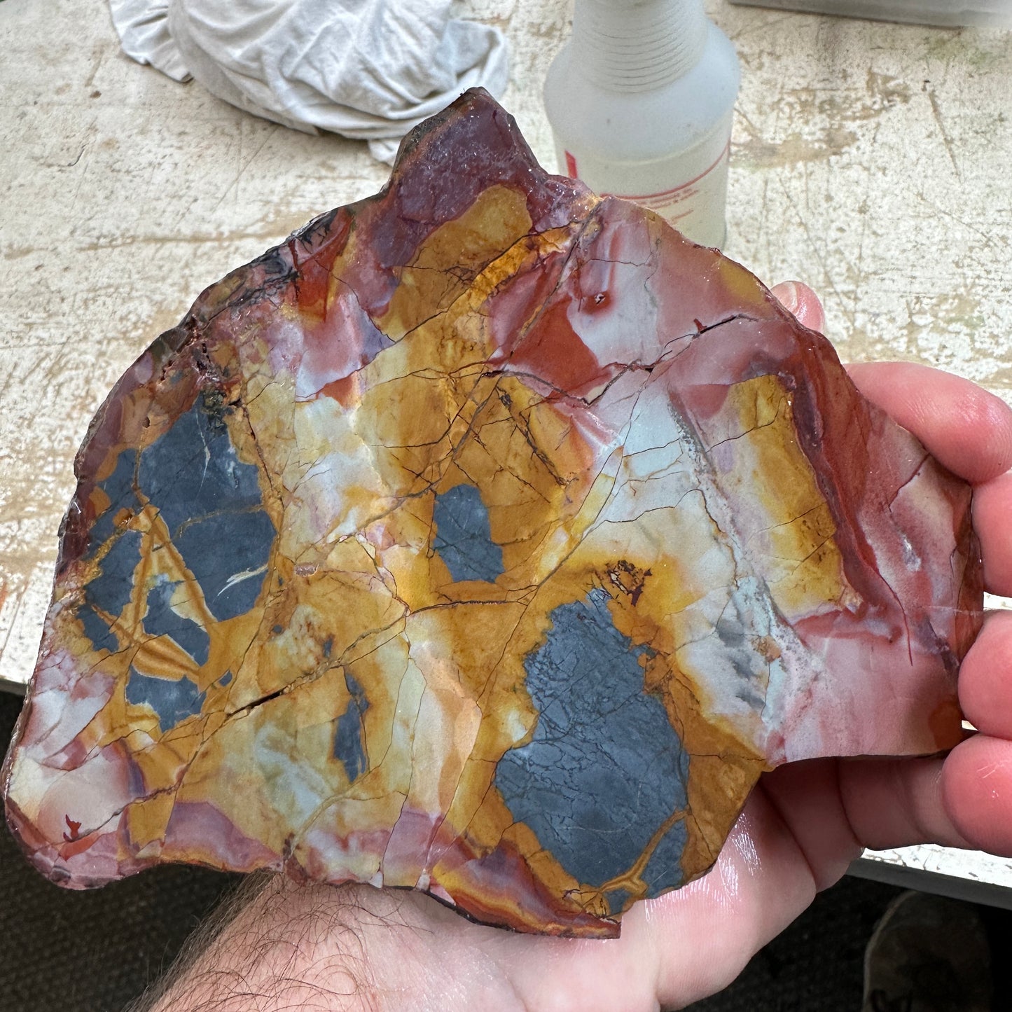 MESCALERO JASPER Slab - 242 grams