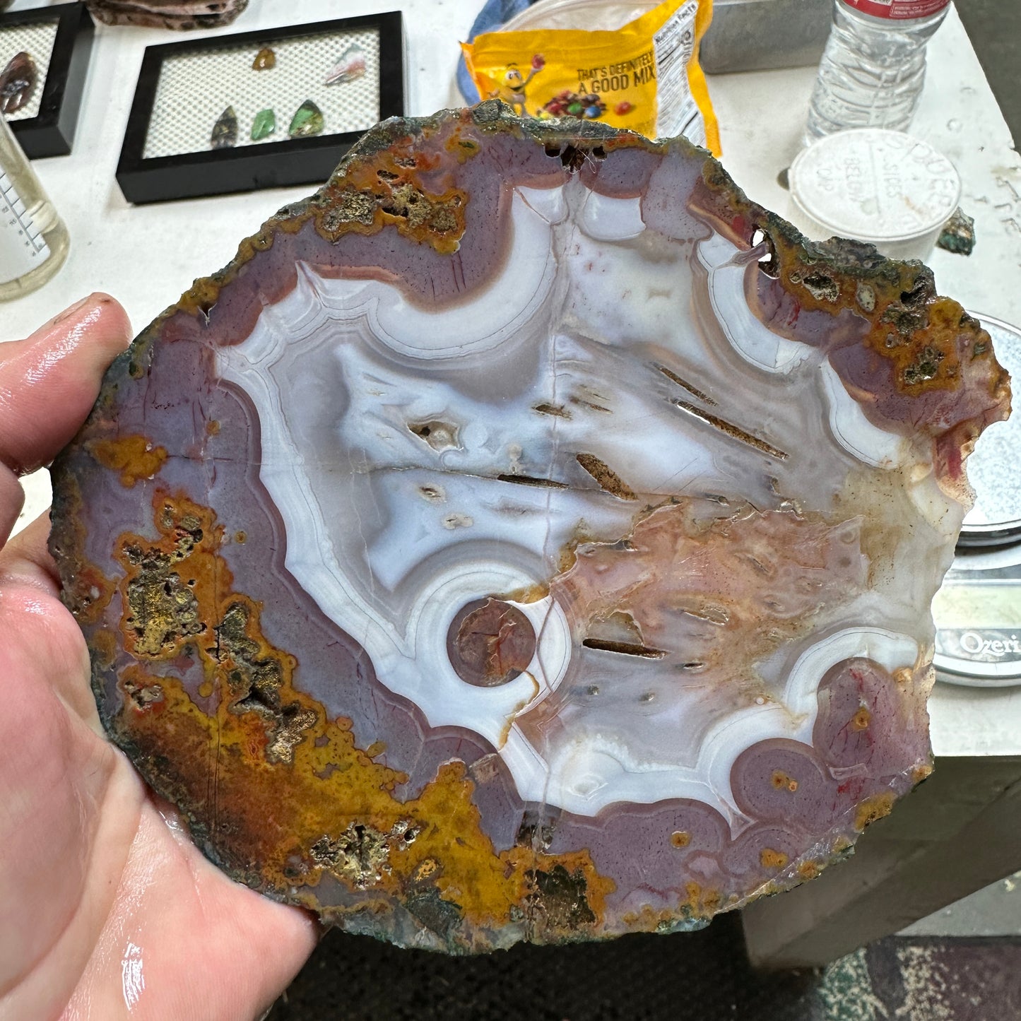 MOROCCAN AGATE Slab - 329 grams