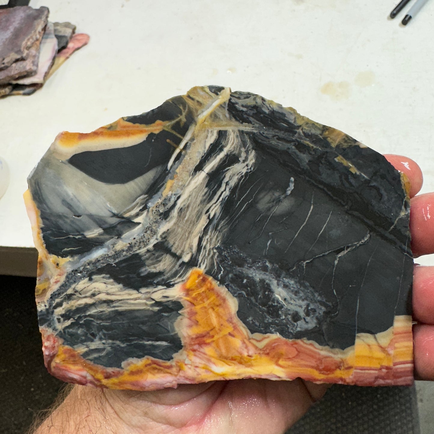 WINDY MOUNTAIN JASPER Slab - 195 grams