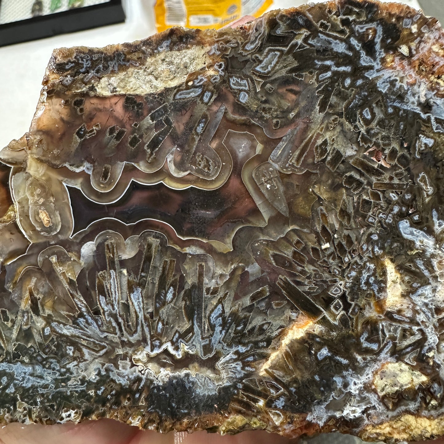 TURKISH STICK AGATE Slab - 150 grams