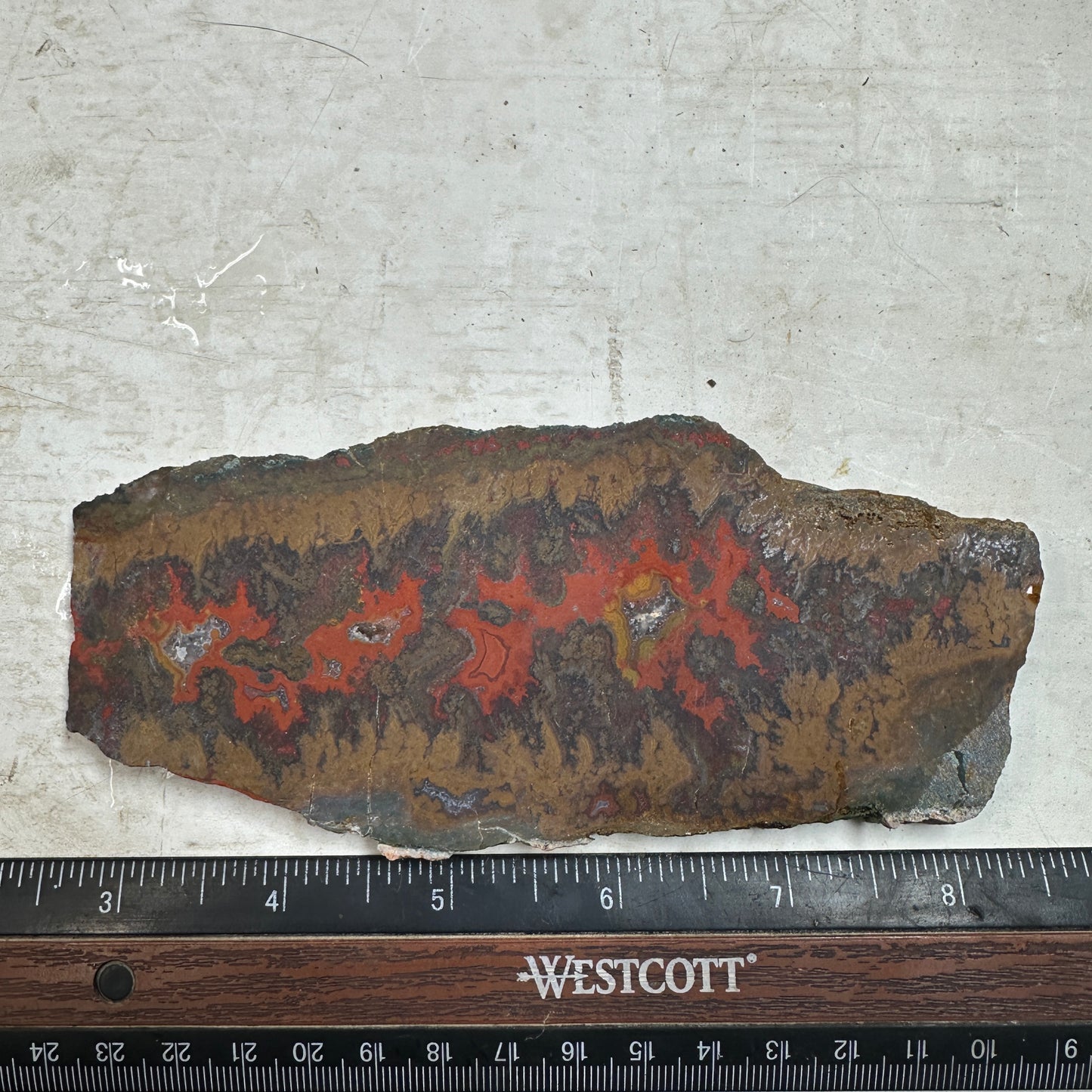 MOROCCAN SEAM AGATE Slab - 156 grams