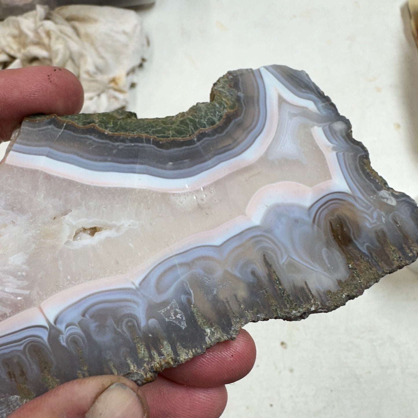 MOROCCAN KERROUCHEN AGATE Slab - 160 grams