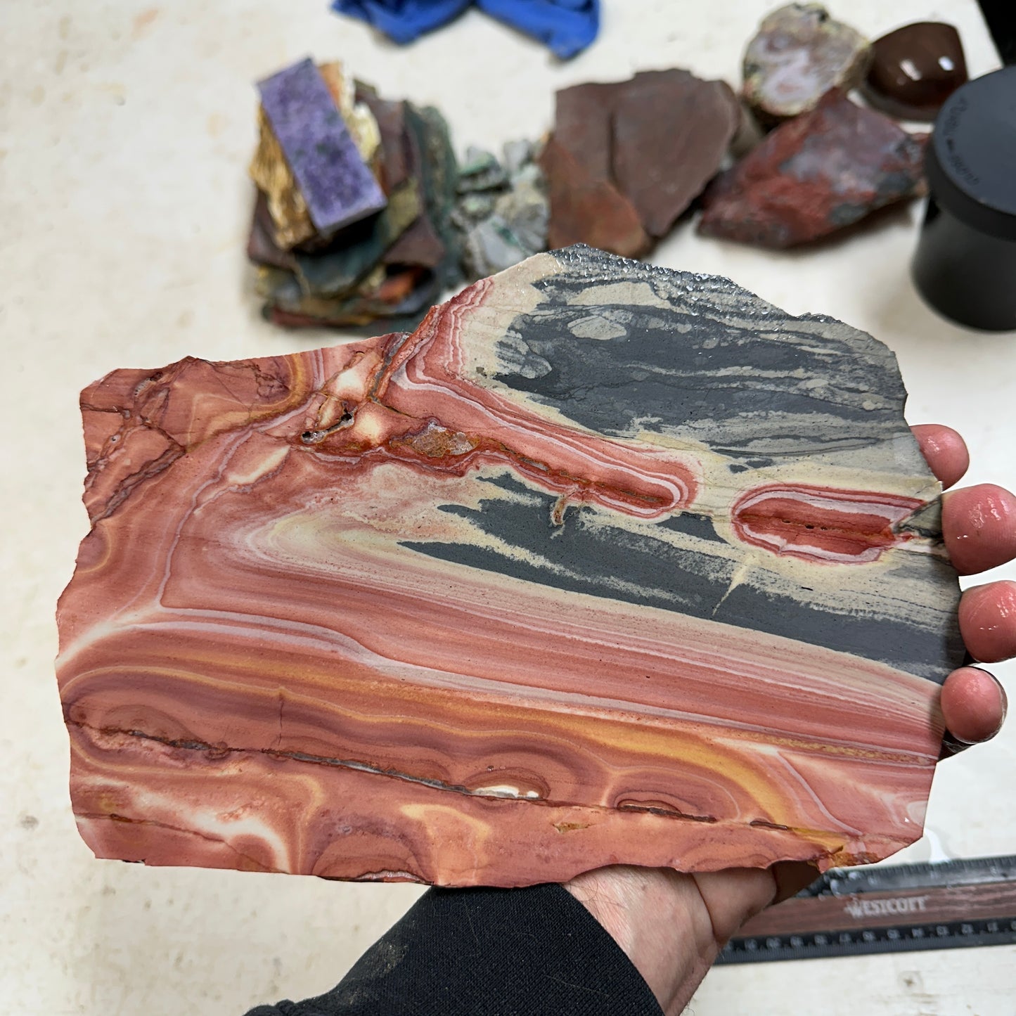 WINDY MOUNTAIN JASPER Slab - 528 grams