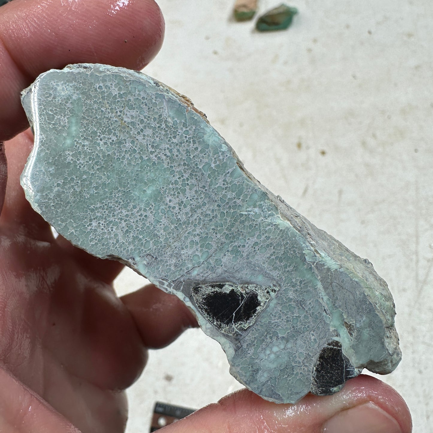 BROKEN ARROW VARISCITE Rough - 228 grams