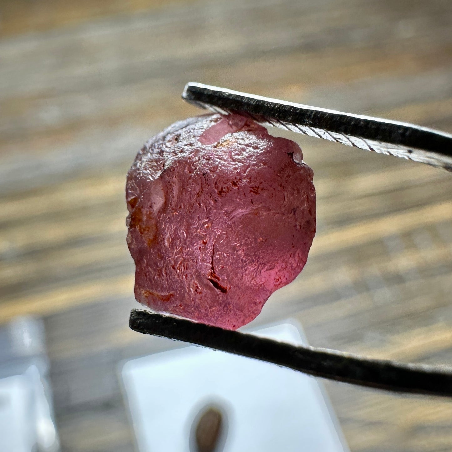 4.57ct MALAYA GARNET Facet Rough