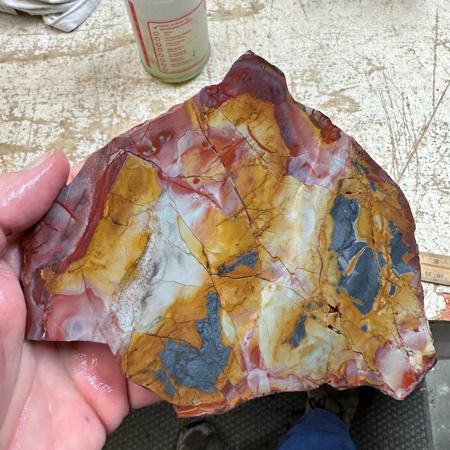 MESCALERO JASPER Slab - 242 grams