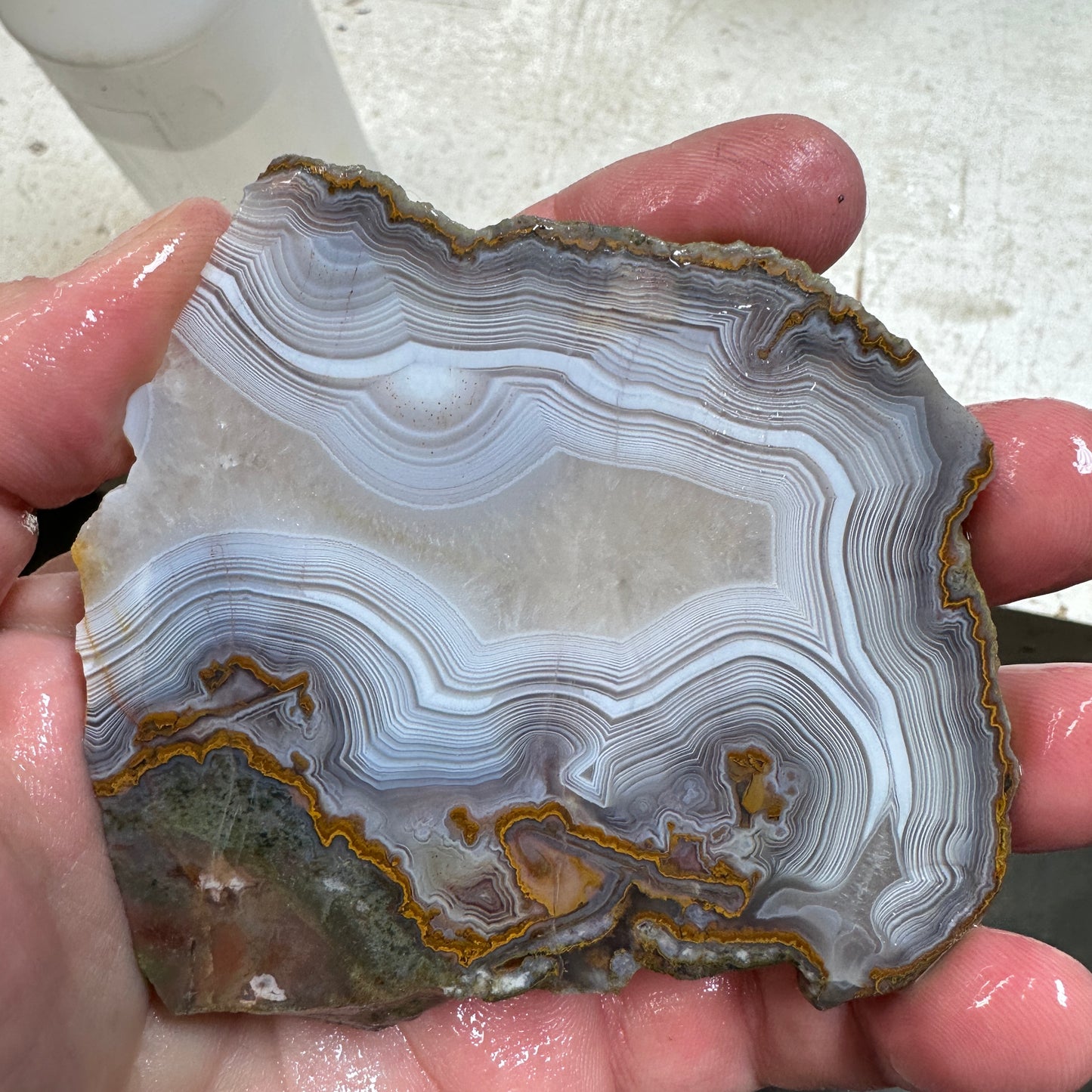 MOROCCAN SHADOW AGATE Slab - 115 grams