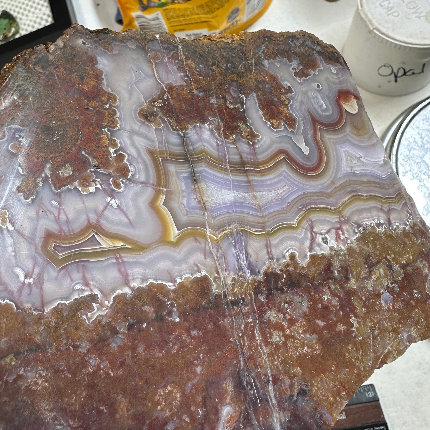 AGUA NUEVA AGATE Slab - 283 grams