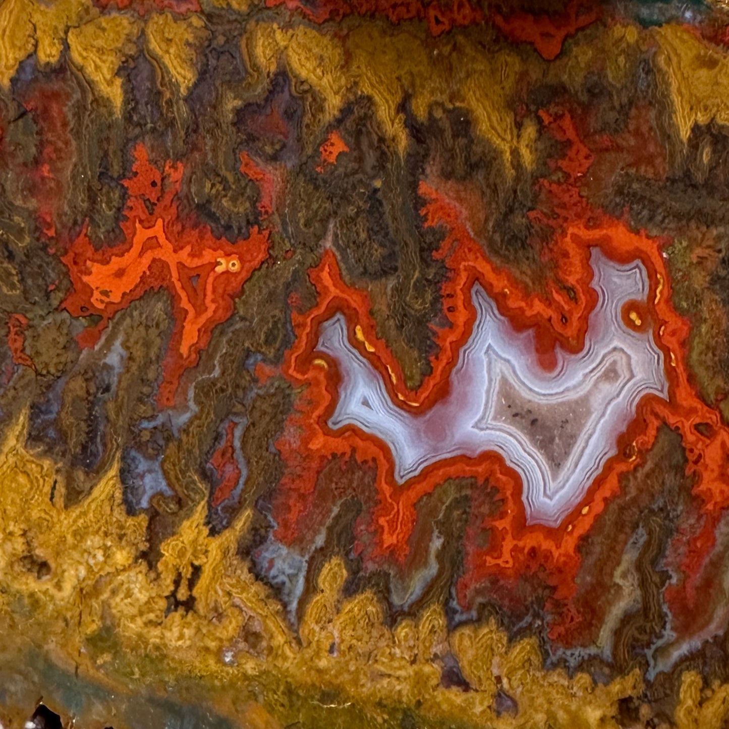 MOROCCAN SEAM AGATE Slab - 142 grams