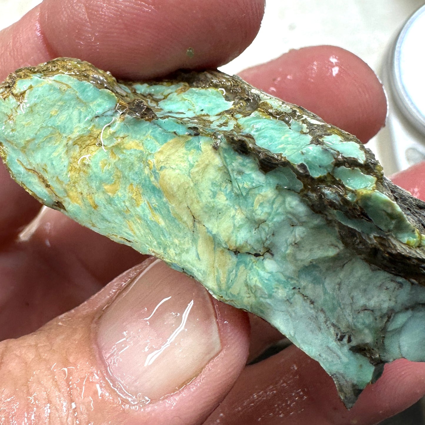 BROKEN ARROW VARISCITE Rough - 102.4 grams