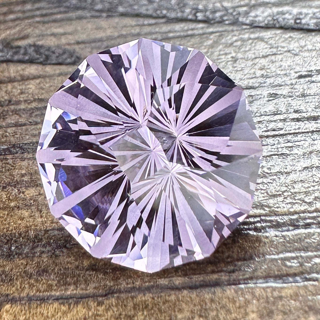 12.60ct Neodymium YAG Faceted Stone