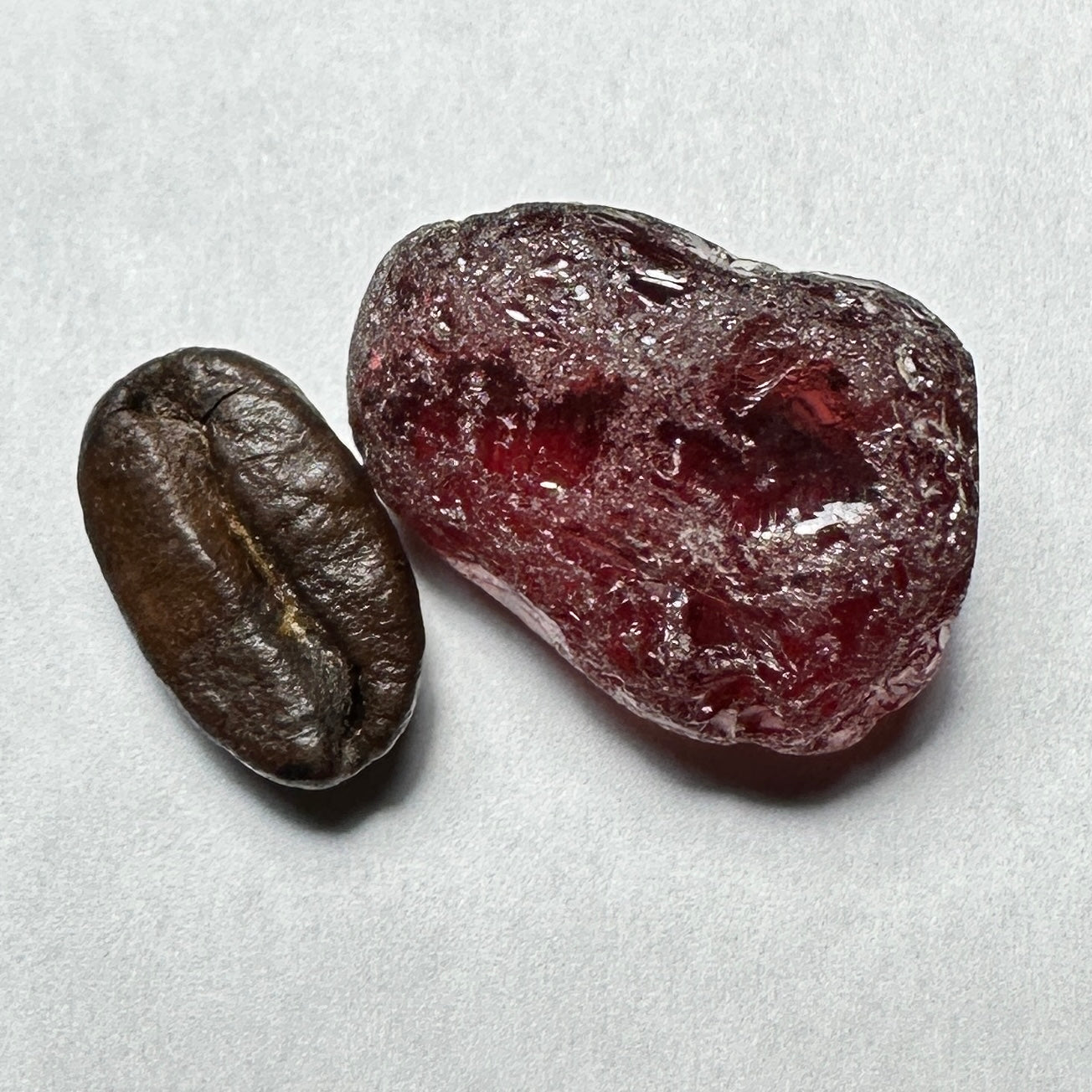 20.16ct TANGA ROSE GARNET Facet Rough