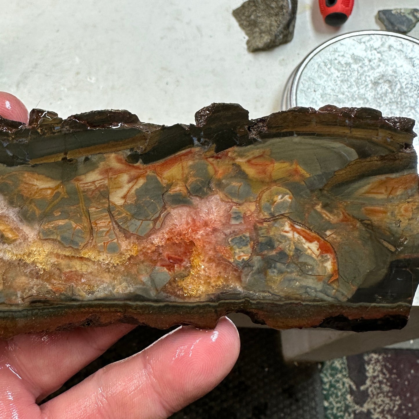 DRY CREEK JASPER Slab - 190 grams